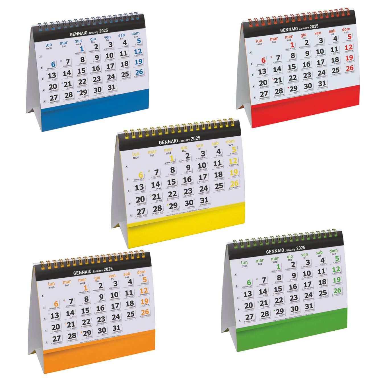 Calendario da tavolo art. H10 - CONF. 100 PEZZI